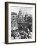 The Spire of St Martin, Ludgate Silhouetted Against the Bulk of St Paul's, London, 1926-1927-Frith-Framed Giclee Print