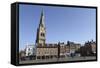 The Spire of St. Mary Magdalene Church Rises over Building on the Market Square-Stuart Forster-Framed Stretched Canvas