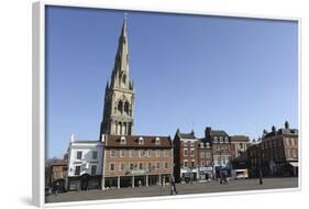 The Spire of St. Mary Magdalene Church Rises over Building on the Market Square-Stuart Forster-Framed Photographic Print