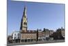 The Spire of St. Mary Magdalene Church Rises over Building on the Market Square-Stuart Forster-Mounted Photographic Print