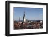 The Spire of St Olaf's Church (St Olav's Church) (Oleviste Kirik) on the City Skyline of Tallinn-Stuart Forster-Framed Photographic Print