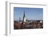 The Spire of St Olaf's Church (St Olav's Church) (Oleviste Kirik) on the City Skyline of Tallinn-Stuart Forster-Framed Photographic Print