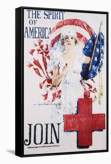 The Spirit of America Recruitment Poster-Howard Chandler Christy-Framed Stretched Canvas
