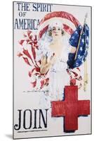 The Spirit of America Recruitment Poster-Howard Chandler Christy-Mounted Giclee Print