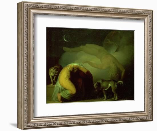 The Spirit of Culmin Appears to His Mother, from the Songs of Ossian-Nicolai Abraham Abildgaard-Framed Giclee Print