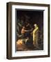 The Spirit of Samuel Appearing to Saul at the House of the Witch of Endor, 1668-Salvator Rosa-Framed Giclee Print