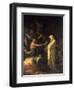 The Spirit of Samuel Appearing to Saul at the House of the Witch of Endor, 1668-Salvator Rosa-Framed Giclee Print