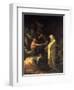 The Spirit of Samuel Appearing to Saul at the House of the Witch of Endor, 1668-Salvator Rosa-Framed Giclee Print