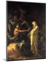 The Spirit of Samuel Appearing to Saul at the House of the Witch of Endor, 1668-Salvator Rosa-Mounted Giclee Print