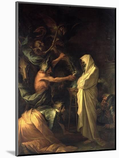 The Spirit of Samuel Appearing to Saul at the House of the Witch of Endor, 1668-Salvator Rosa-Mounted Giclee Print