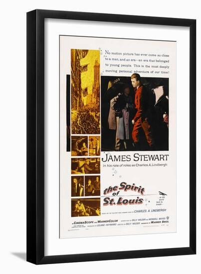 The Spirit of St. Louis, 1957, Directed by Billy Wilder-null-Framed Giclee Print