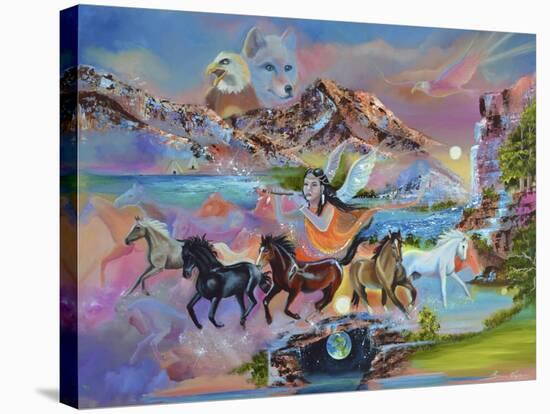 The Spirit of the Horse-Sue Clyne-Stretched Canvas