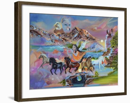 The Spirit of the Horse-Sue Clyne-Framed Giclee Print