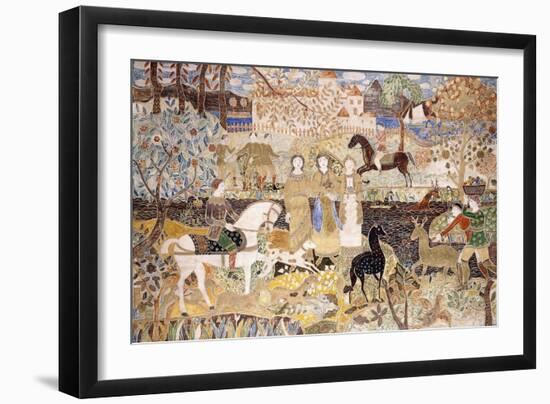 The Spirit of the Hunt-Maurice Brazil Prendergast-Framed Premium Giclee Print