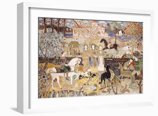 The Spirit of the Hunt-Maurice Brazil Prendergast-Framed Giclee Print