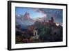 The Spirit Of War-Jasper Francis Cropsey-Framed Art Print