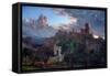 The Spirit Of War-Jasper Francis Cropsey-Framed Stretched Canvas