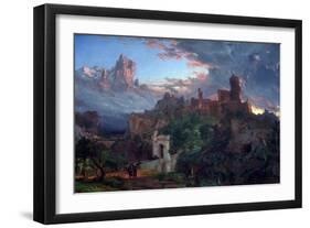 The Spirit Of War-Jasper Francis Cropsey-Framed Art Print