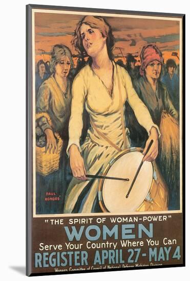 The Spirit Of Woman-Power-Paul Honore-Mounted Art Print