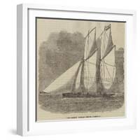 The Spirit, Welled Fishing Schooner-null-Framed Giclee Print