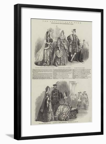 The Spitalfields Ball-null-Framed Giclee Print