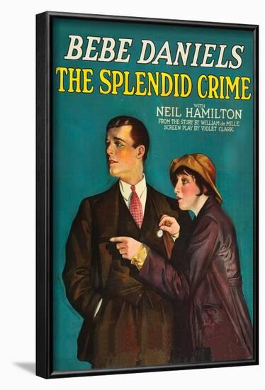 The Splendid Crime-null-Framed Art Print