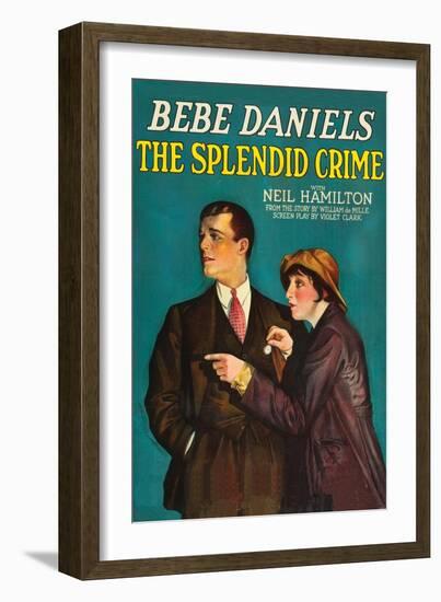 The Splendid Crime-null-Framed Art Print