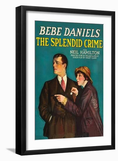 The Splendid Crime-null-Framed Art Print