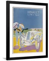 The Splendid Renault on a Fine Summer's Day-null-Framed Photographic Print