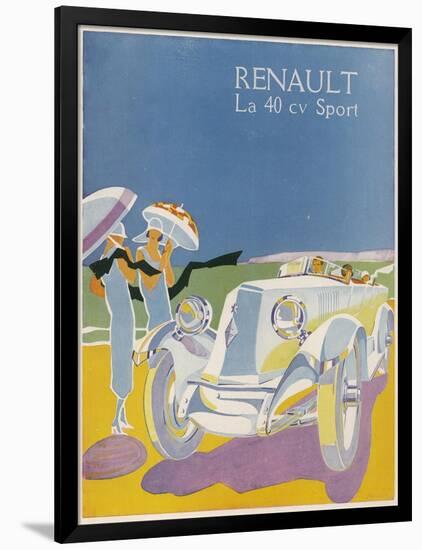 The Splendid Renault on a Fine Summer's Day-null-Framed Photographic Print