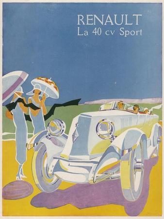 Renault 1930年代ヴィンテージ広告 fb19f23486b92ccdd42f30bcee3abf