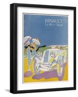 The Splendid Renault on a Fine Summer's Day-null-Framed Photographic Print