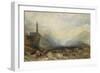 The Splügen Pass. Ca. 1842-43-J. M. W. Turner-Framed Giclee Print