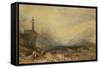 The Splugen Pass-Joseph Mallord William Turner-Framed Stretched Canvas