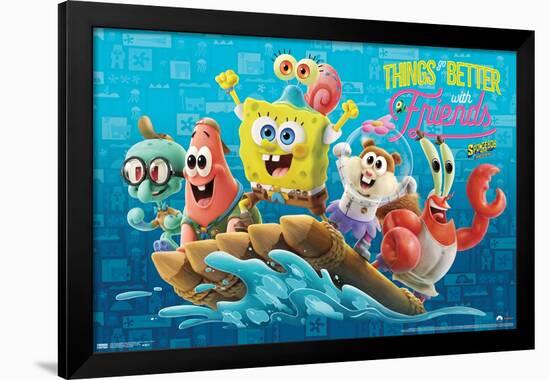 The SpongeBob Movie: Sponge On The Run - Friends-Trends International-Framed Poster