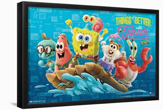 The SpongeBob Movie: Sponge On The Run - Friends-Trends International-Framed Poster