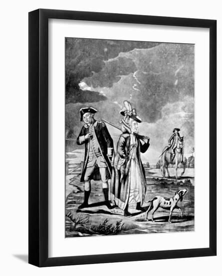 The Sporting Lady, 1776-John Collet-Framed Giclee Print