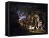 The Sportsmans Return-George Morland-Framed Stretched Canvas