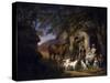 The Sportsmans Return-George Morland-Stretched Canvas