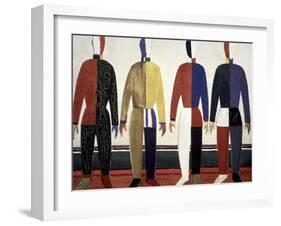 The Sportsmen-Kasimir Malevich-Framed Giclee Print