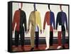 The Sportsmen-Kasimir Malevich-Framed Stretched Canvas