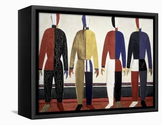 The Sportsmen-Kasimir Malevich-Framed Stretched Canvas