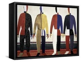 The Sportsmen-Kasimir Malevich-Framed Stretched Canvas