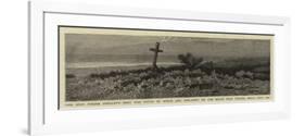 The Spot Where Shelley's Body Was Found by Byron and Trelawny on the Beach Near Spezzia-null-Framed Giclee Print