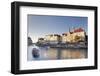 The Spree in the Nicholas' Quarter, Berlin Cathedral and Television Tower, Berlin, Germany-Markus Lange-Framed Photographic Print
