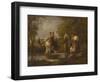 The Spring, 1882 (Oil on Panel)-Leon Richet-Framed Giclee Print