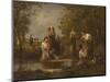 The Spring, 1882 (Oil on Panel)-Leon Richet-Mounted Giclee Print