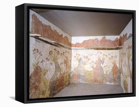 The Spring, Akrotiri Fresco, Thera-null-Framed Stretched Canvas