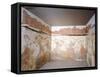 The Spring, Akrotiri Fresco, Thera-null-Framed Stretched Canvas