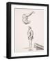 The Spring Board, Illustration from a Facsimilie of 'Excercises in Leaping and Vaulting', by A.…-null-Framed Giclee Print